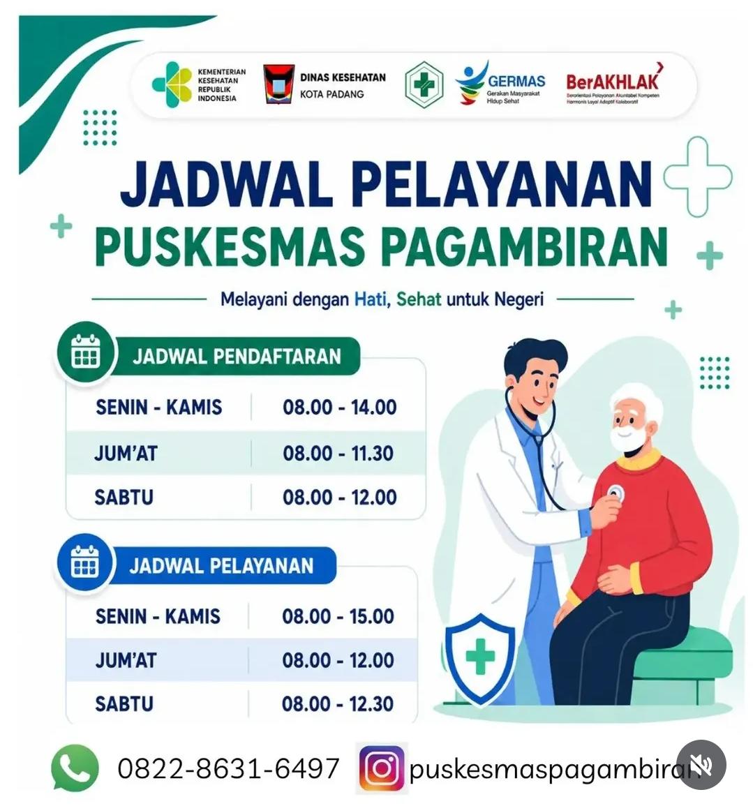 Jadwal Pelayanan di Puskesmas Pagambiran